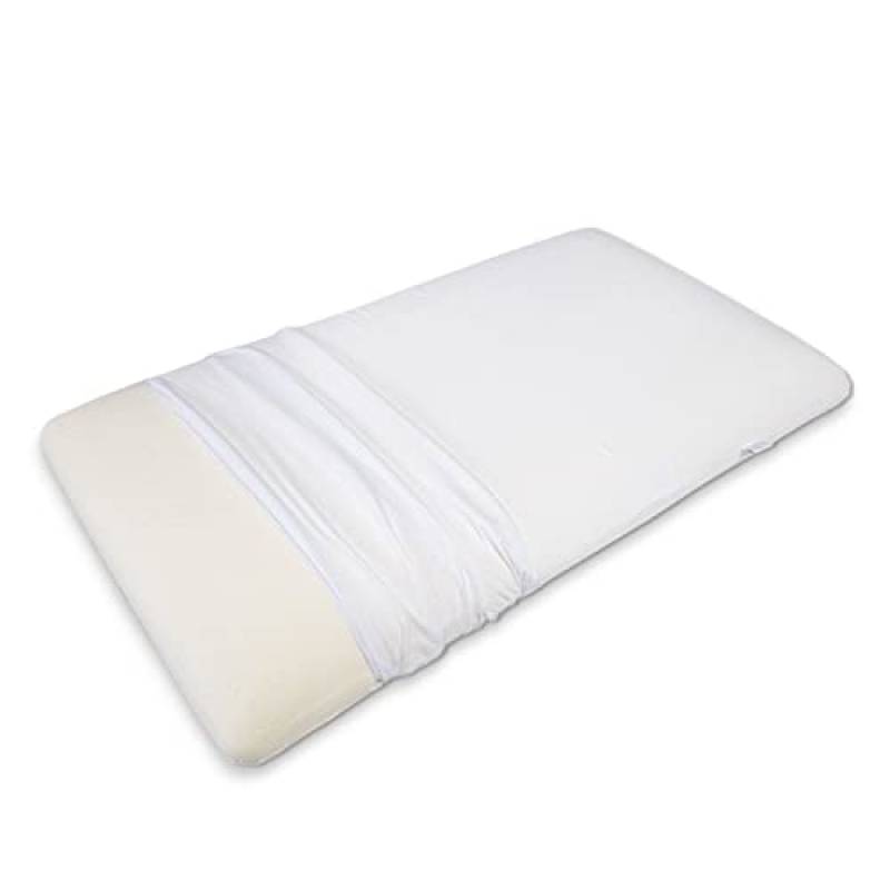 Leonardo cuscino Memory Foam 70x40, altezza 11 cm, guanciale Memory per letto, federa sfoderabile e lavabile - prodotto 100% Made in Italy